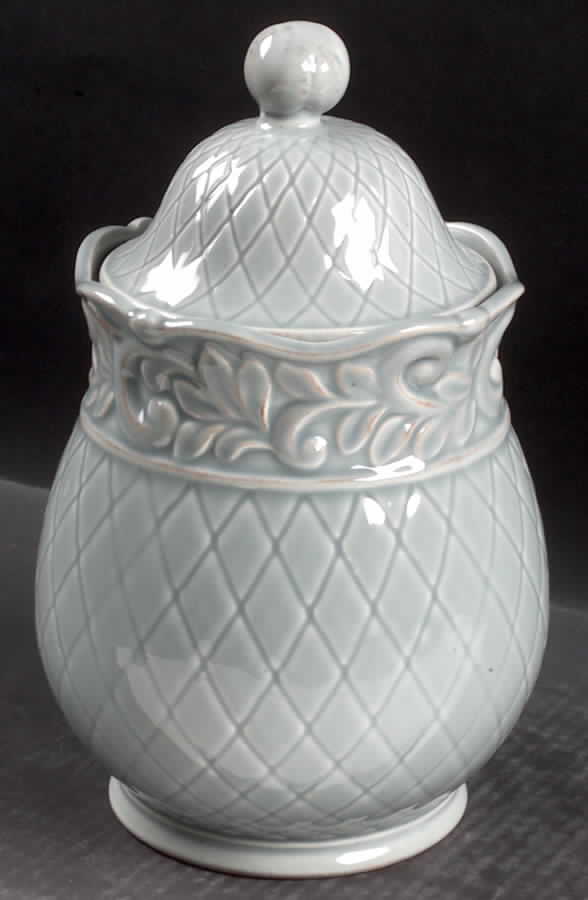 Isabella Blue Large Canister & Lid by JCPenney-1