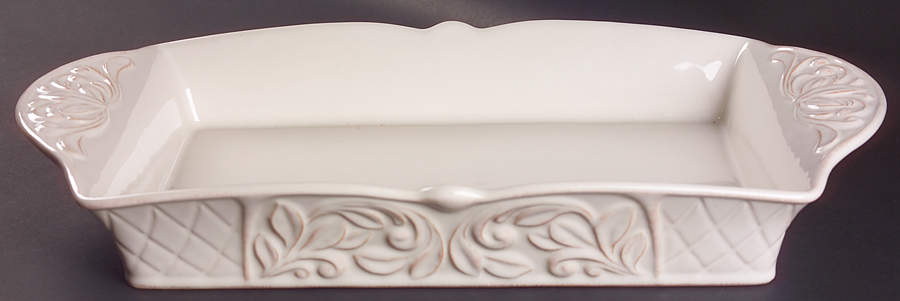 Isabella Ivory 17" Rectangular Baker by JCPenney-1