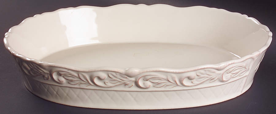 Isabella Ivory 15" Oval Baker by JCPenney-1