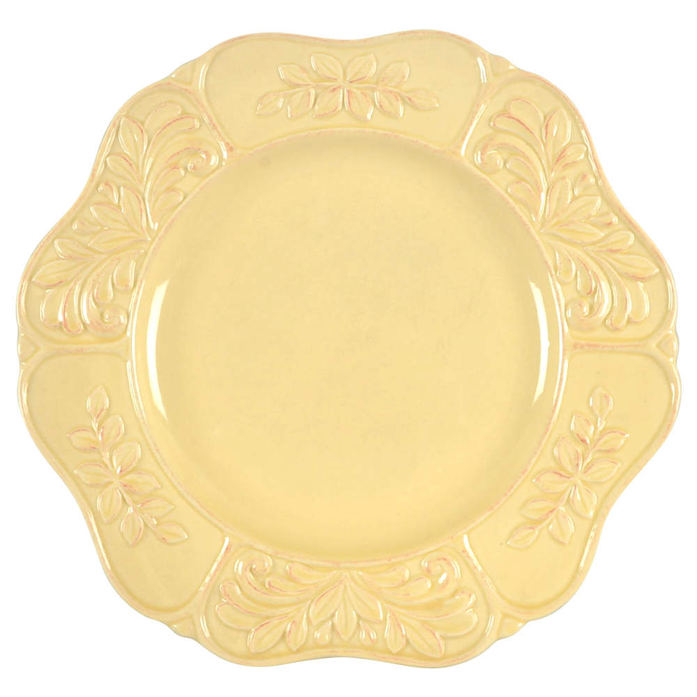 Isabella Yellow Dinner Plate by JCPenney-1