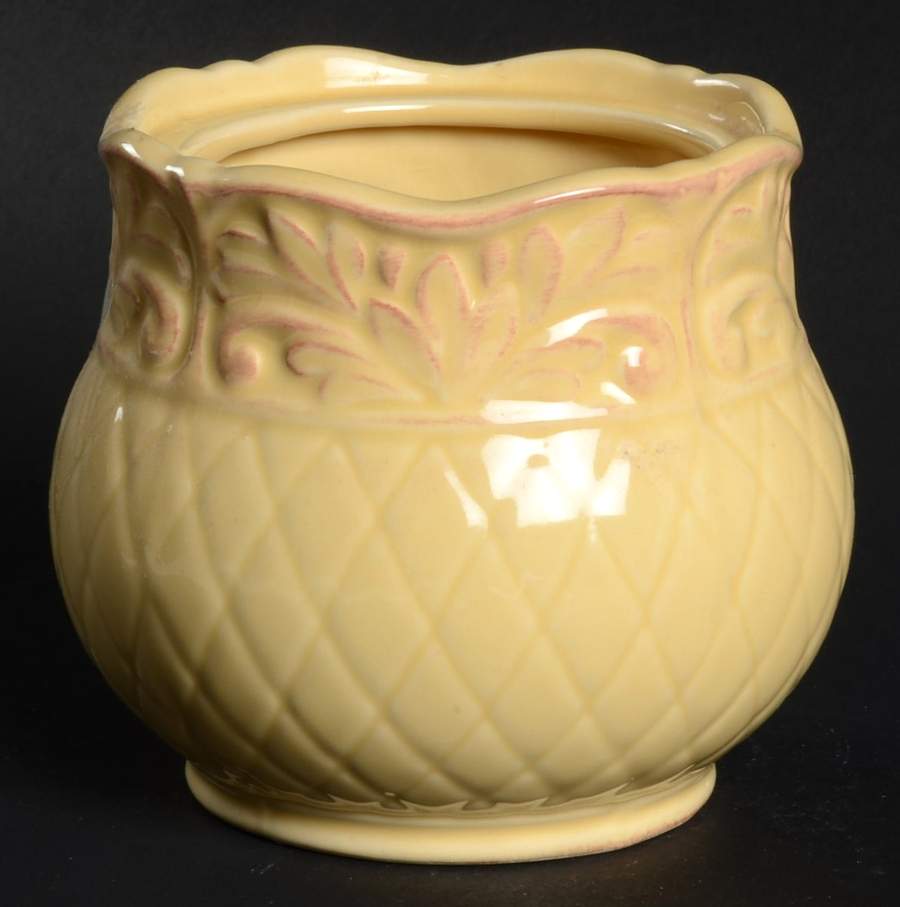 Isabella Yellow Sugar Bowl No Lid by JCPenney-1