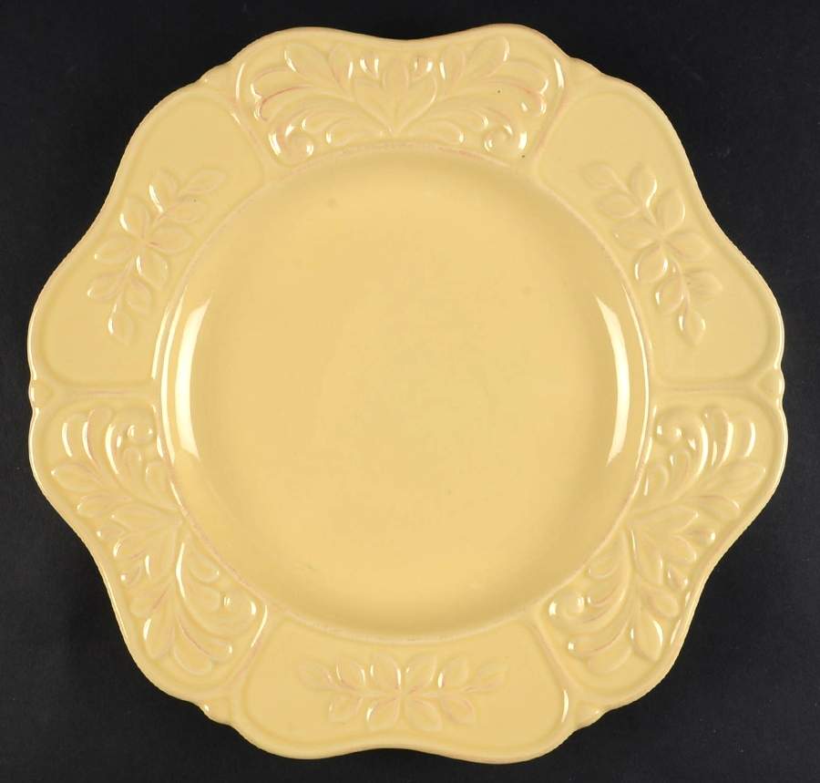 Isabella Yellow Dinner Plate by JCPenney-1