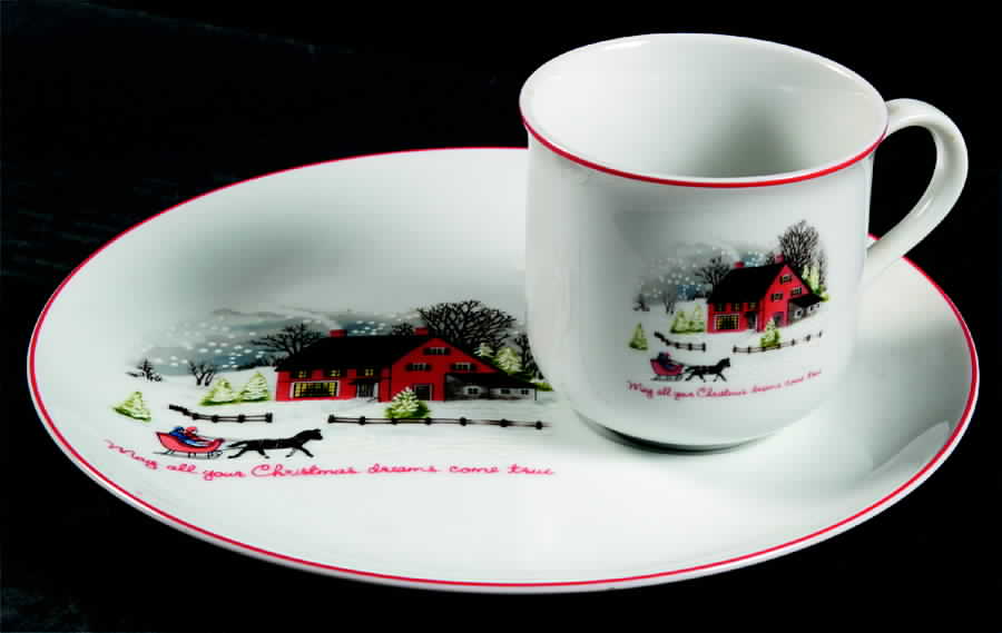 SAD132 Snack Plate & Cup Set by Sadek-1