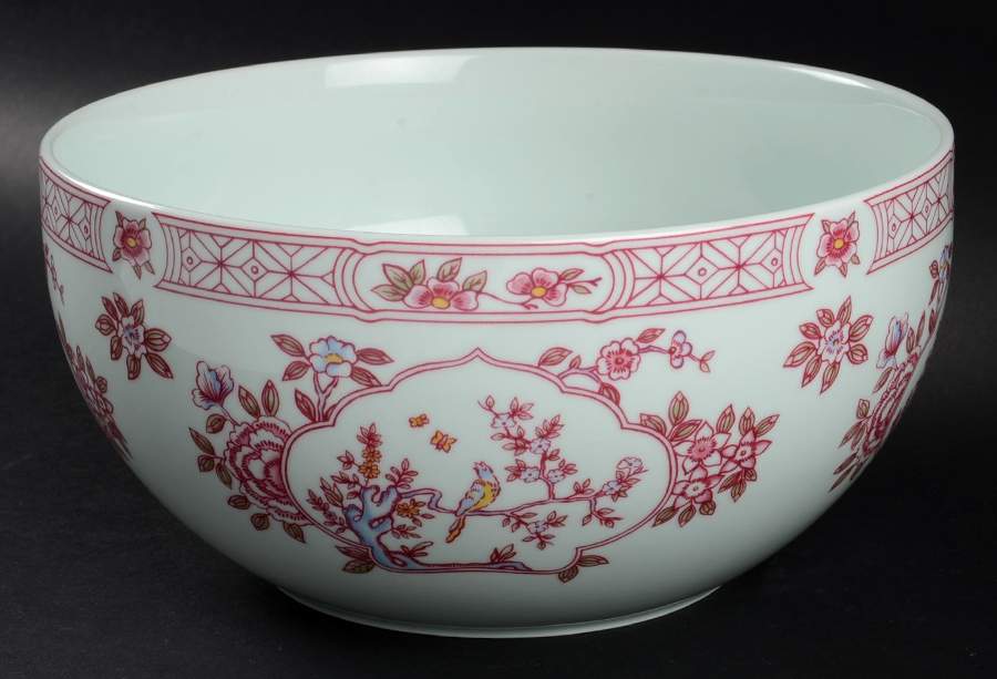 Singapore Bird 9" Round Serving Bowl by Johnson Brothers-1