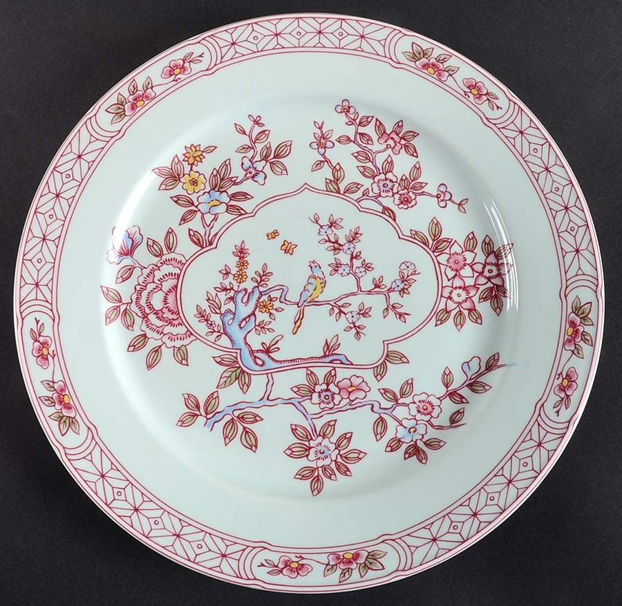 Singapore Bird 12" Chop Plate (Round Platter) by Johnson Brothers-1