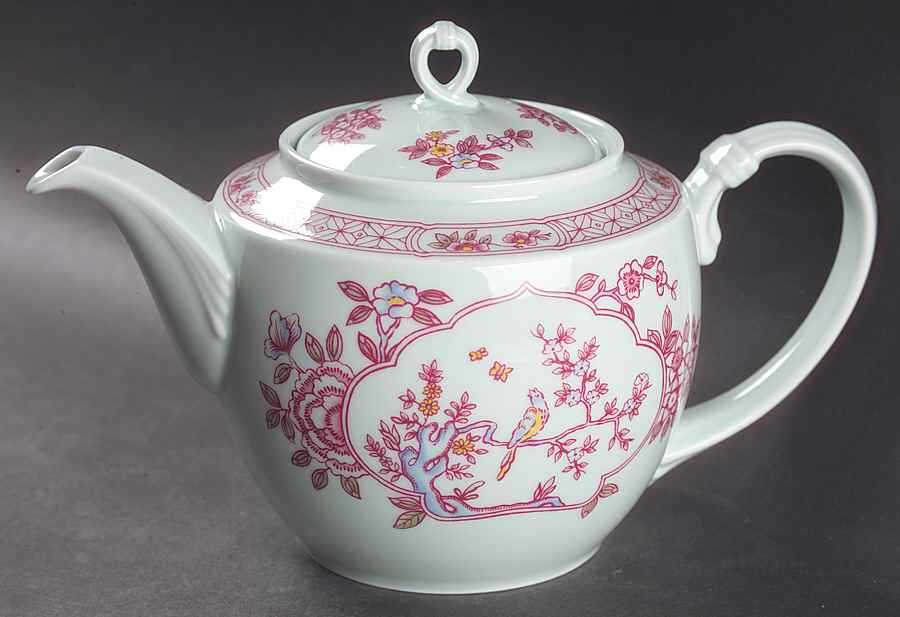 Singapore Bird Teapot & Lid by Johnson Brothers-1