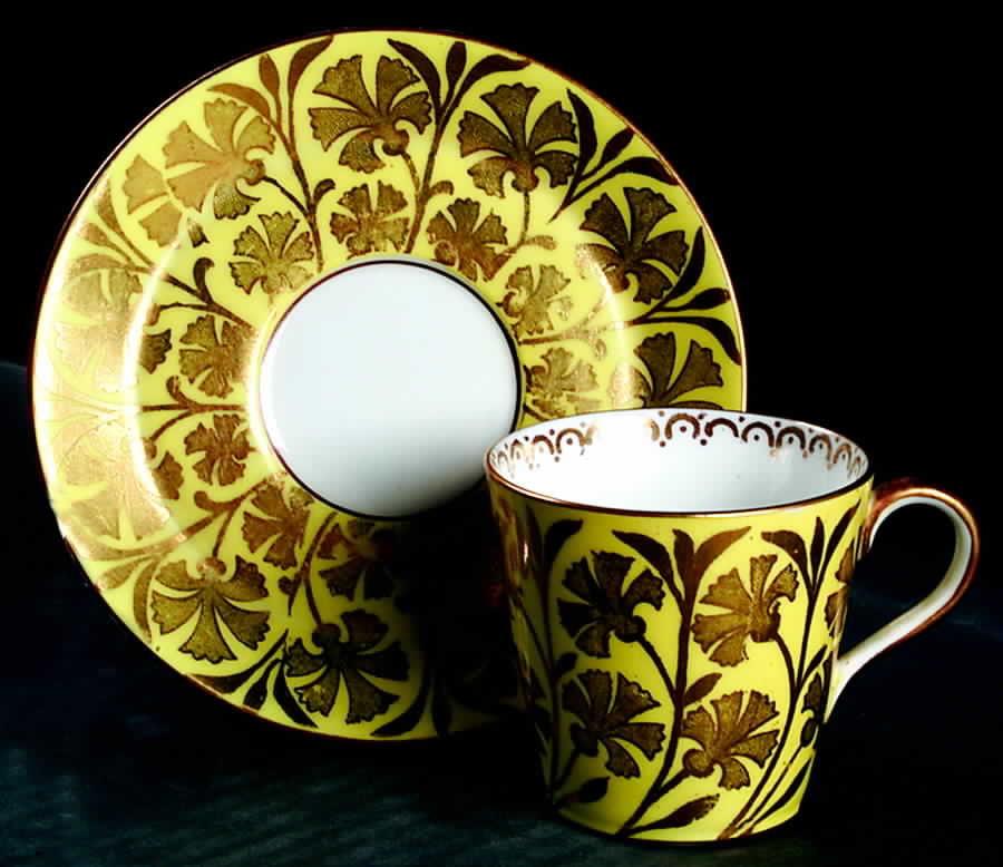 7465 Flat Demitasse Cup & Saucer Set by Jones McDuffee & Stratton-1