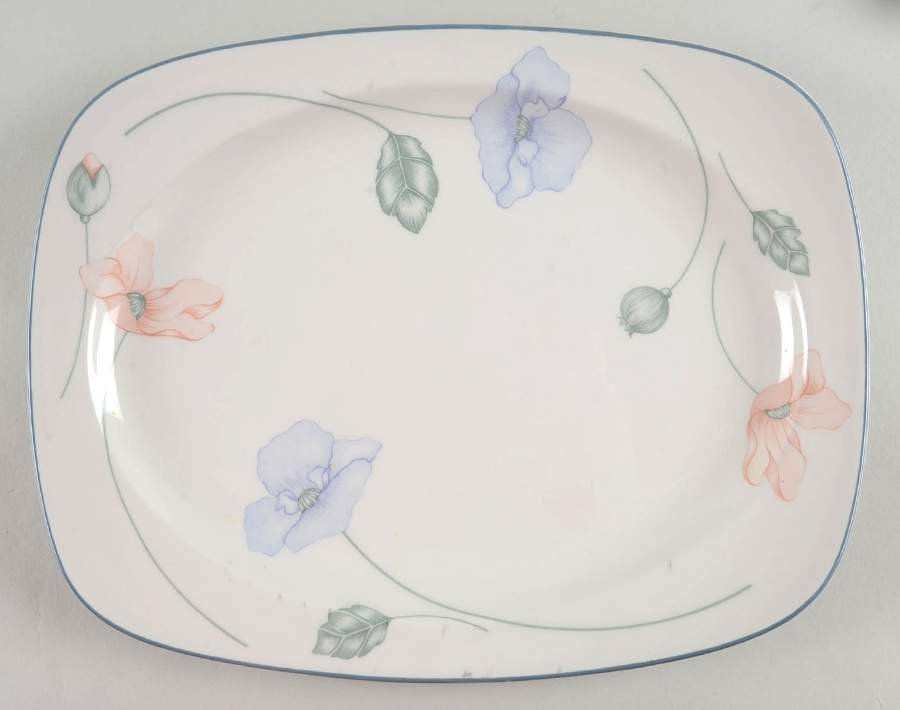 Poppy Lane 12" Oval Serving Platter by Johnson Brothers-1