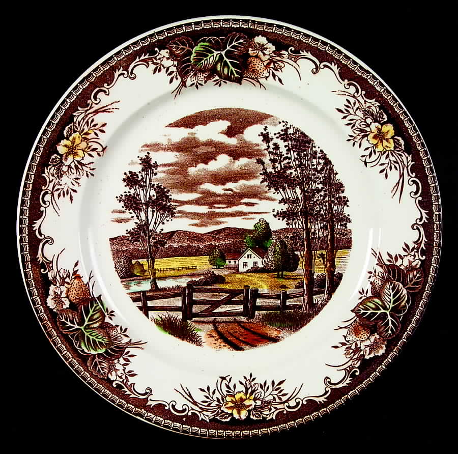 Meadow Brown Multicolor Dinner Plate by Japan-1