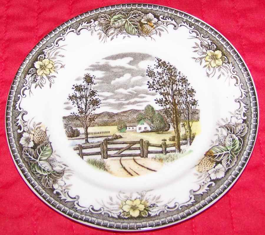 Meadow Brown Multicolor Bread & Butter Plate by Japan-1