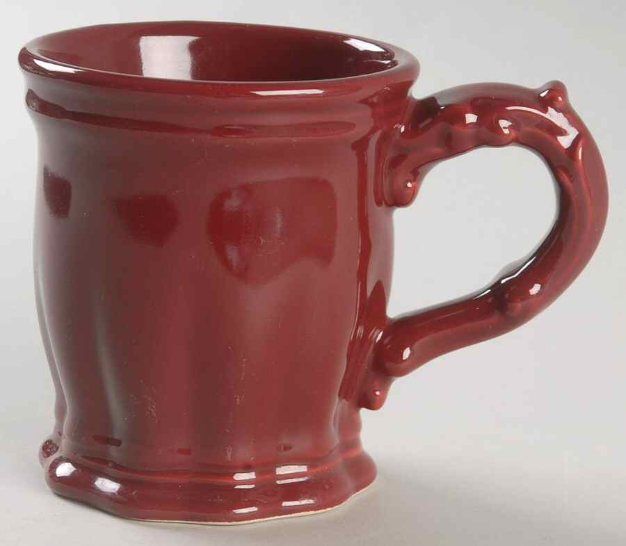 Vintage Burgundy Mug by JCPenney-1