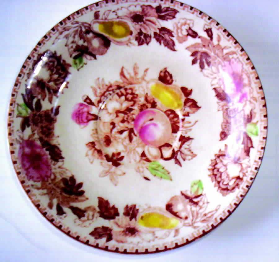 Fruit Harvest Dinner Plate by Japan-1