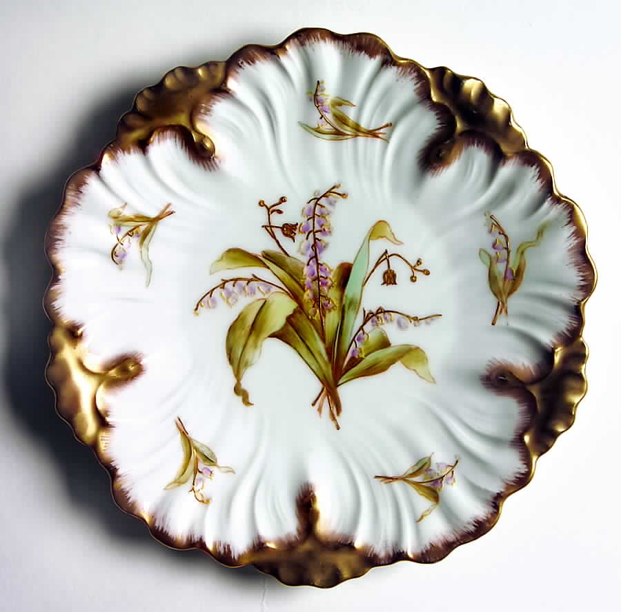 JMD1 Salad Plate by J. Mc. D&S (Limoges)-1