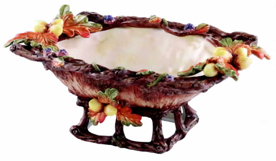 Wild Hatch Sculpted Serving Bowl by Jay Willfred-1