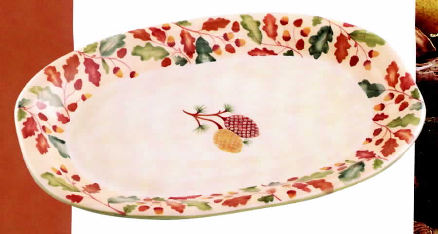 Wild Hatch 19" Oval Serving Platter by Jay Willfred-1