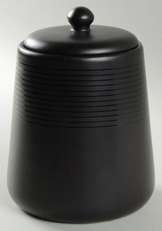 Colin Cowie Noir (Nero, Black) Medium Canister & Lid by JCPenney-1