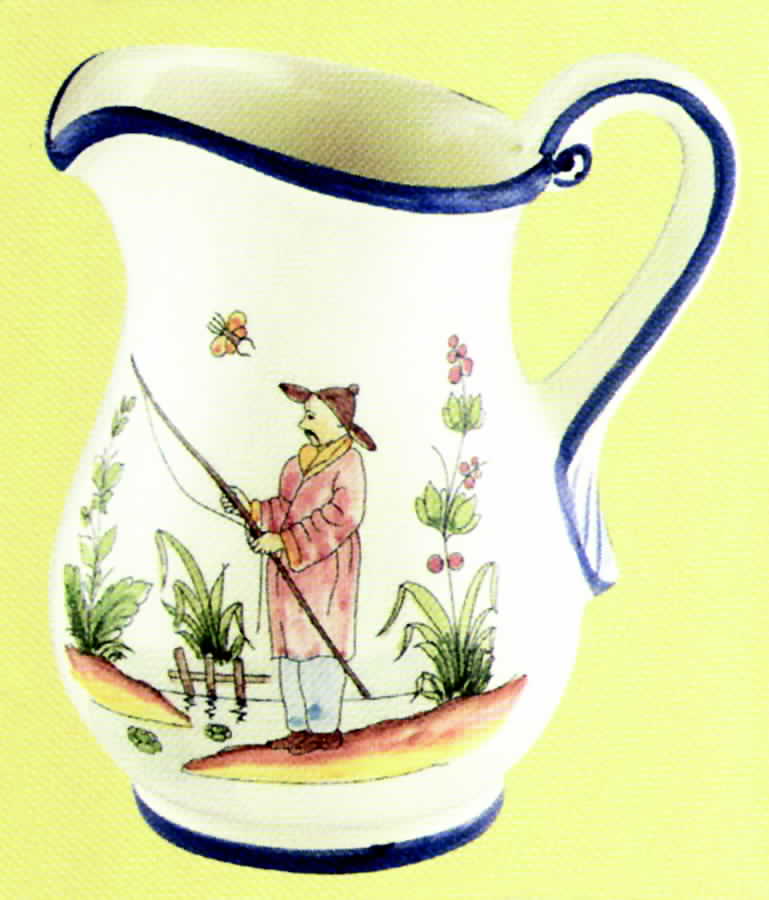 Chinoiserie (Multicolor) Pitcher by Jay Willfred-1