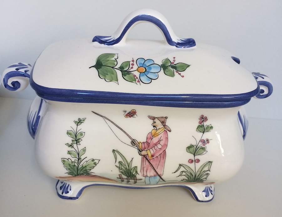 Chinoiserie (Multicolor) Tureen &  Lid by Jay Willfred-1