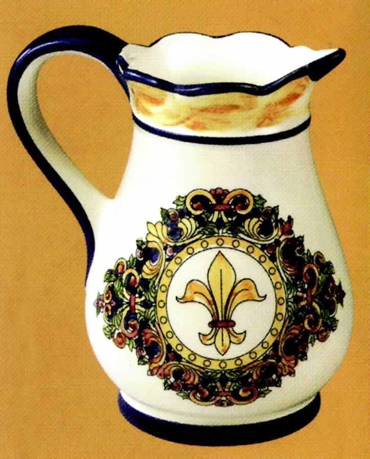 Fleur De Lis Pitcher by Jay Willfred-1