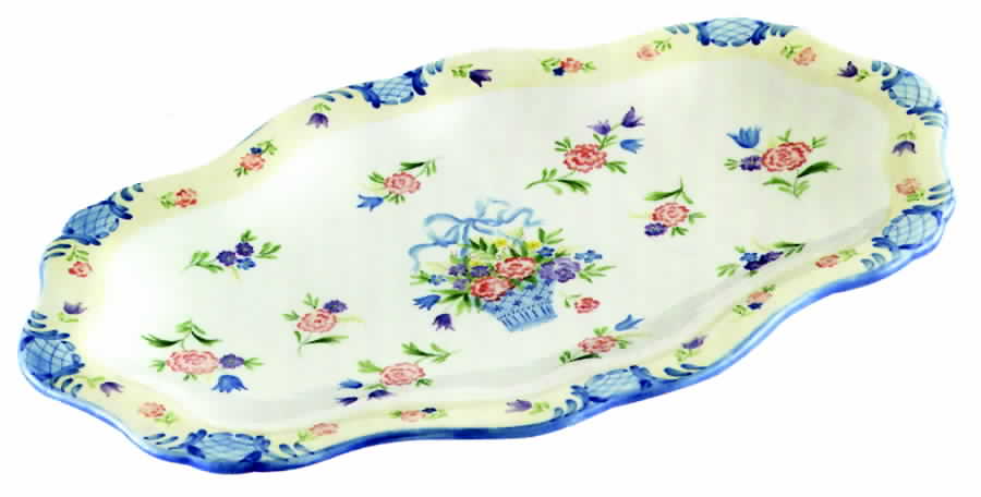 Amelie 20" Oval Serving Platter by Jay Willfred-1