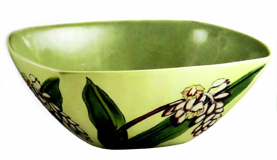 Ginger 9" Square Vegetable Bowl by Jay Willfred-1