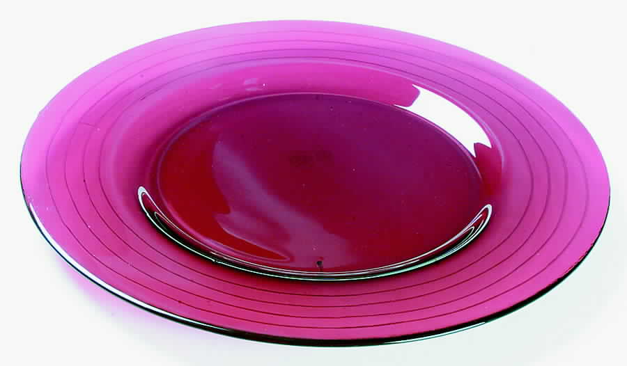 Colin Cowie Ruby Glassware Service Plate (Charger) by JCPenney-1