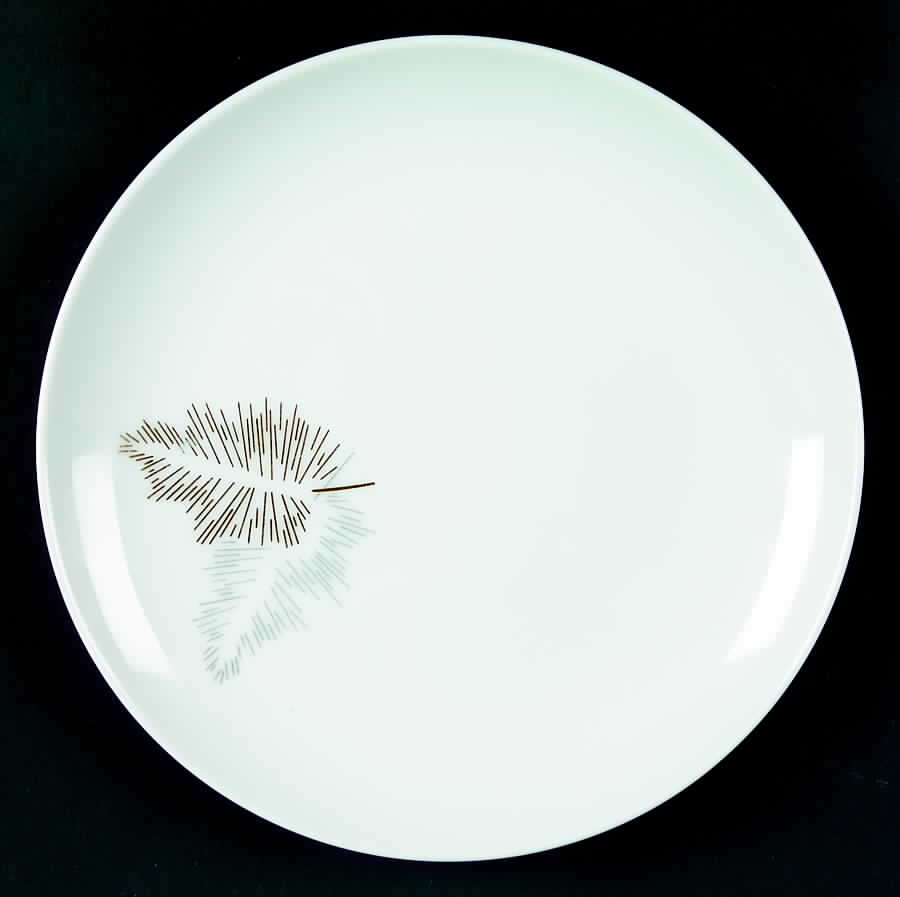 Royal Leaf Salad Plate by Japan-1