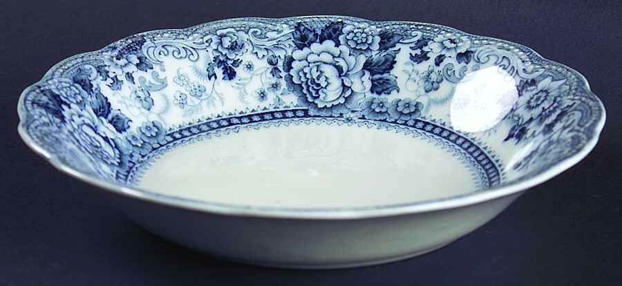Montana (Blue Gray) Coupe Soup Bowl by Johnson Brothers-1