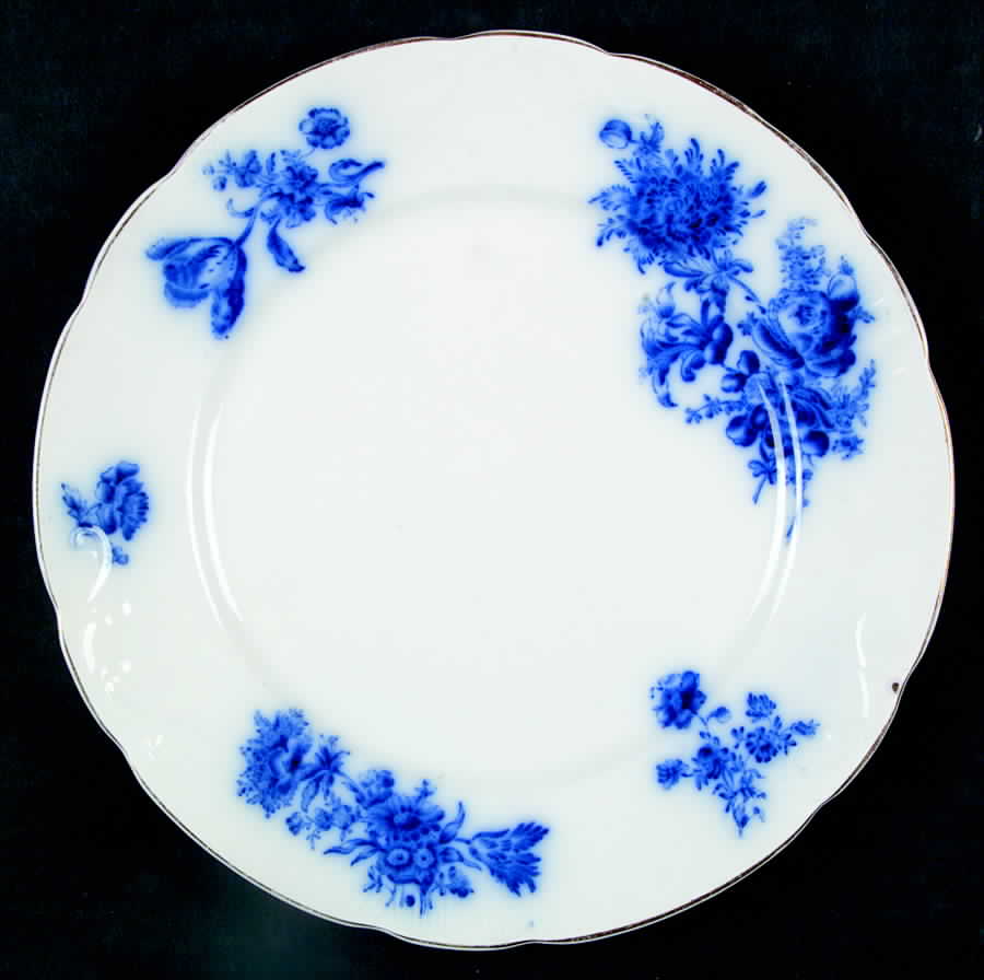 Dresden (Gold Trim) Dinner Plate by Johnson Brothers-1