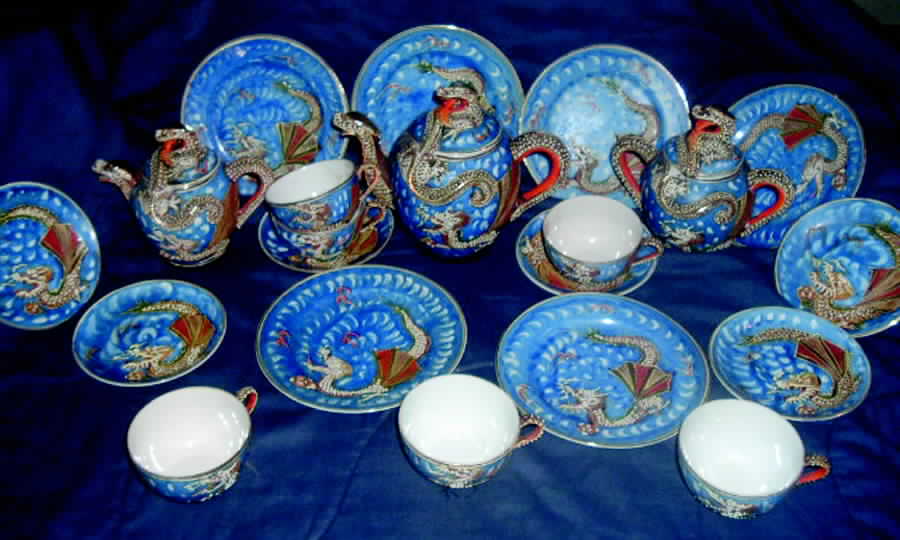 JAP444 Flat Cup & Saucer Set by Japan-1