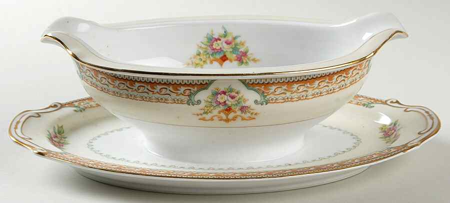 JYO58 Gravy Boat with Attached Underplate by Jyoto-1