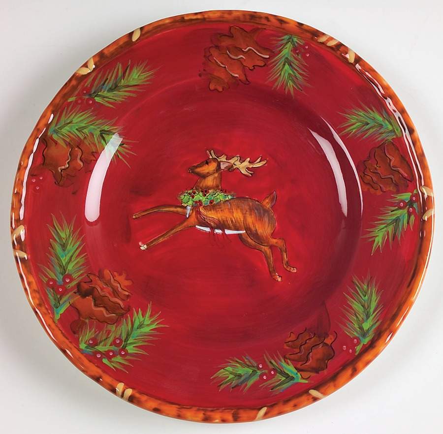 Woodland Santa Salad Plate by JCPenney-1
