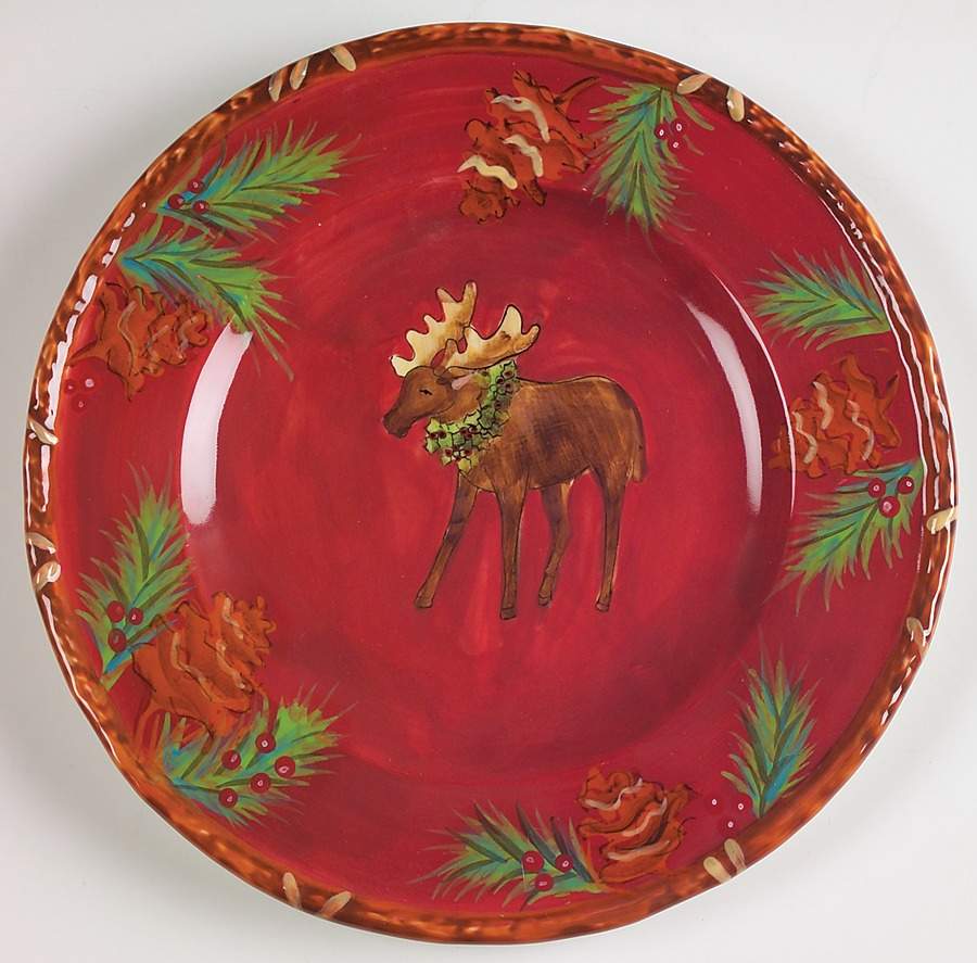 Woodland Santa Salad Plate by JCPenney-1