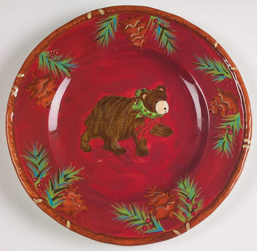 Woodland Santa Salad Plate by JCPenney-1
