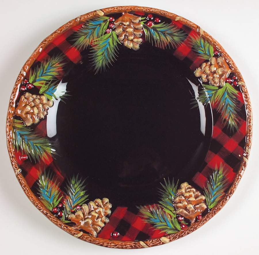 Woodland Santa Dinner Plate by JCPenney-1