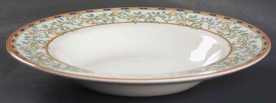 Lemon Tree (Round) Large Rim Soup Bowl by Johnson Brothers-1