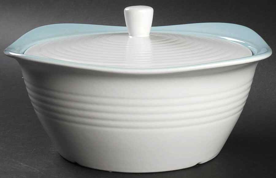 Cool Mist 2 Quart Square Casserole with Ceramic Lid by Johnson Brothers-1