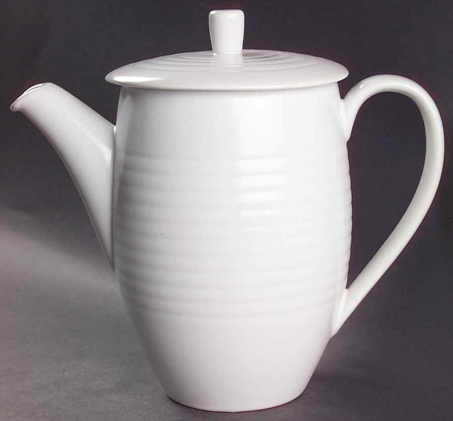 Satin Blush Tea/Coffee Pot & Lid by Johnson Brothers-1