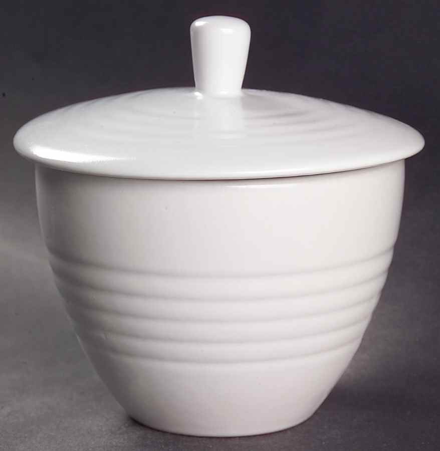 Satin Blush Sugar Bowl & Lid by Johnson Brothers-1