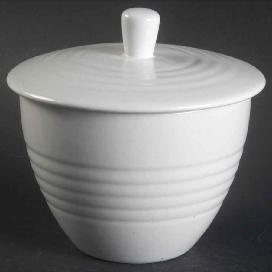 Soft Leaf Sugar Bowl & Lid by Johnson Brothers-1