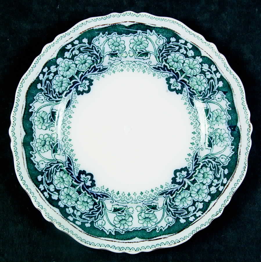 Pekin Blue Green Dessert/Pie Plate by Johnson Brothers-1