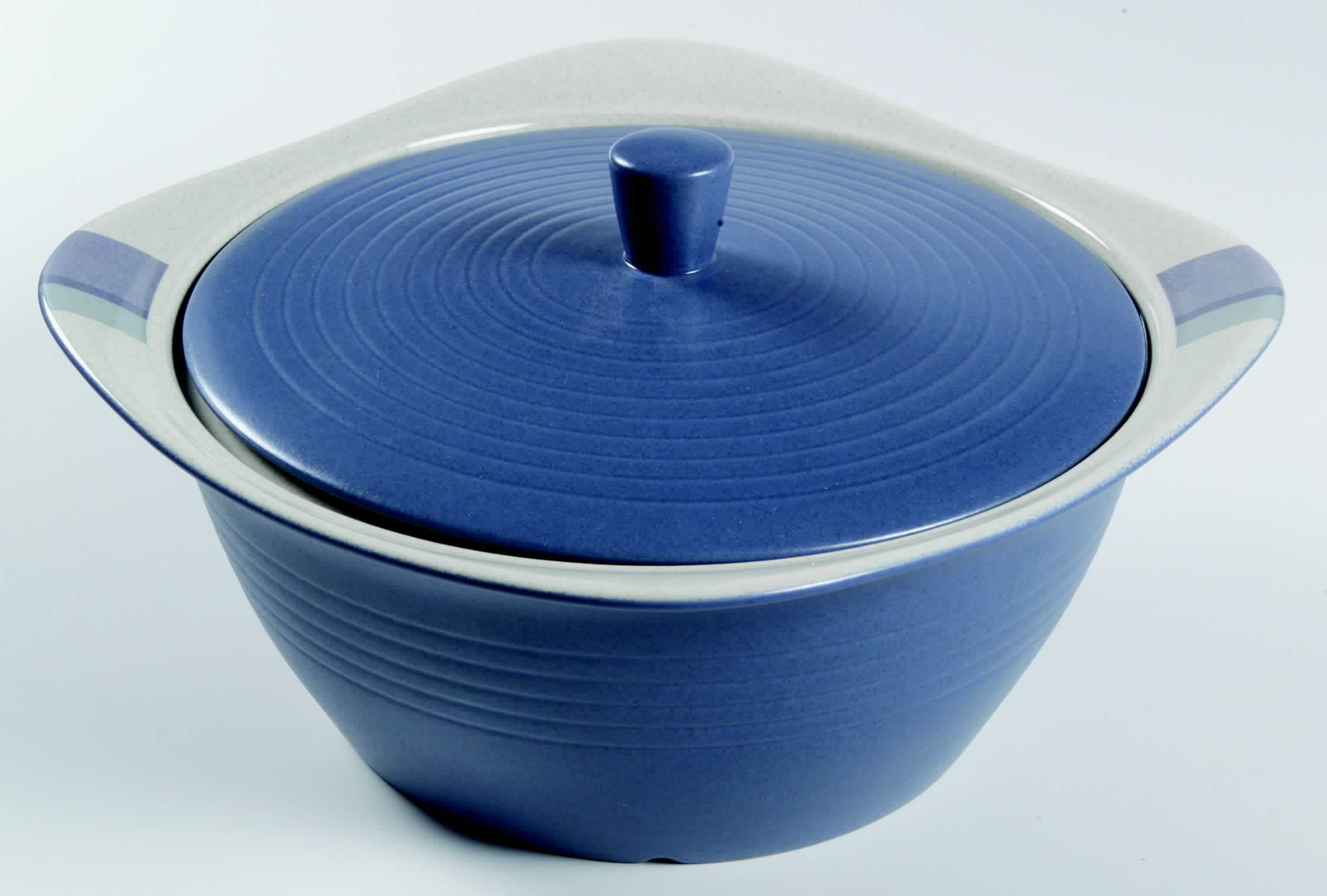 Blue Denim 2.25 Quart Square Casserole with Ceramic Lid by Johnson Brothers-1