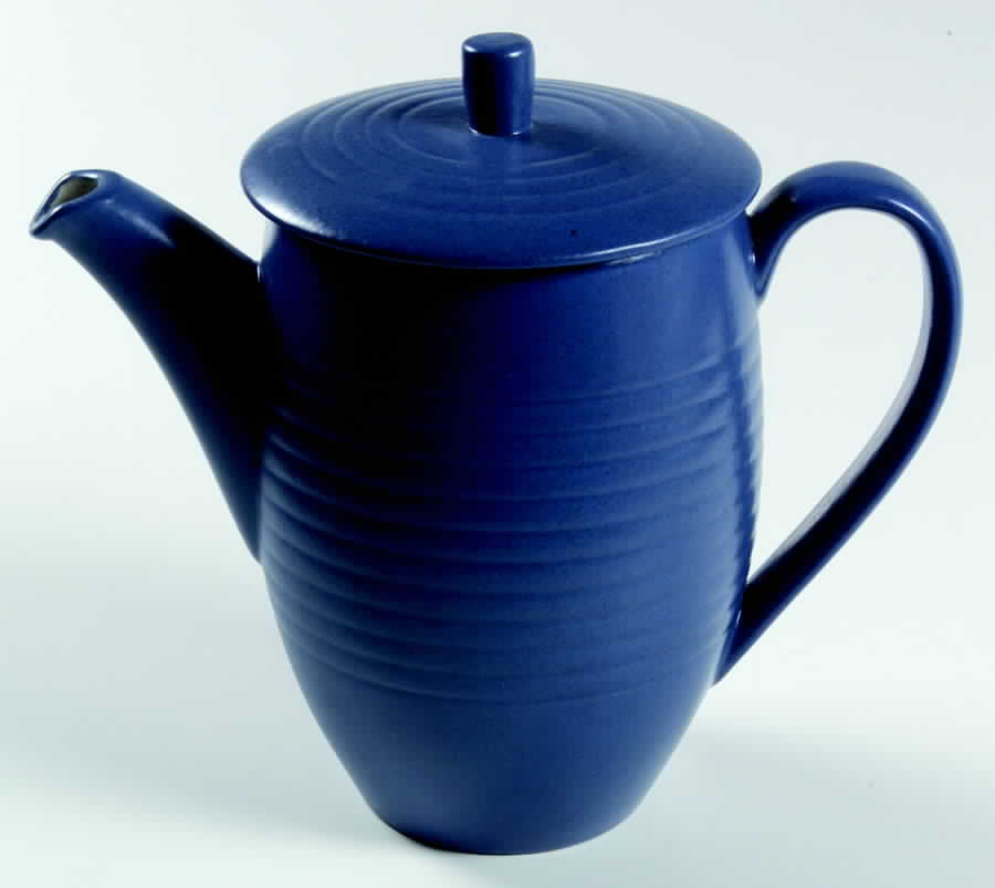 Blue Denim Tea/Coffee Pot & Lid by Johnson Brothers-1