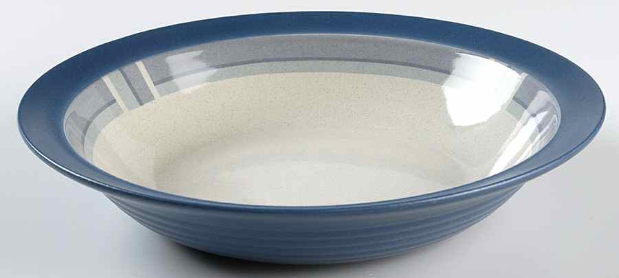 Blue Denim Large Rim Soup Bowl by Johnson Brothers-1