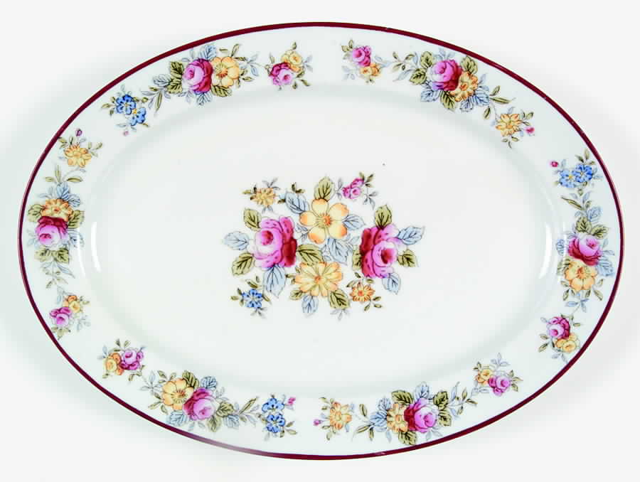 JAP464 11" Oval Serving Platter by Japan-1
