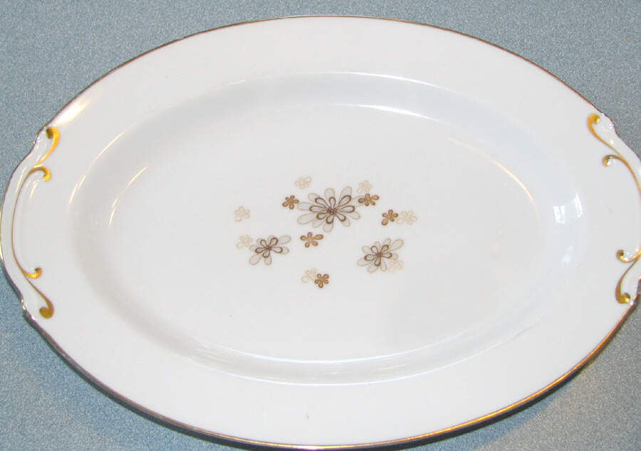 Shelbourne 14" Oval Serving Platter by Japan-1