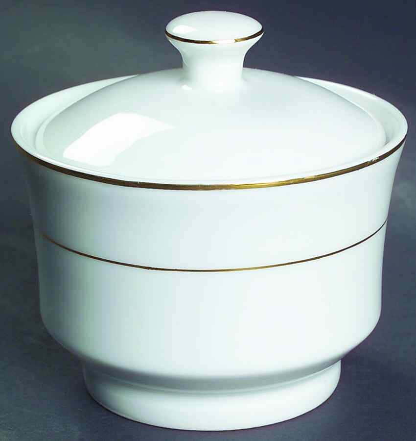Emily Gold Sugar Bowl & Lid by JCPenney-1