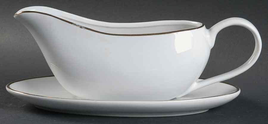 Emily Gold Gravy Boat & Underplate by JCPenney-1
