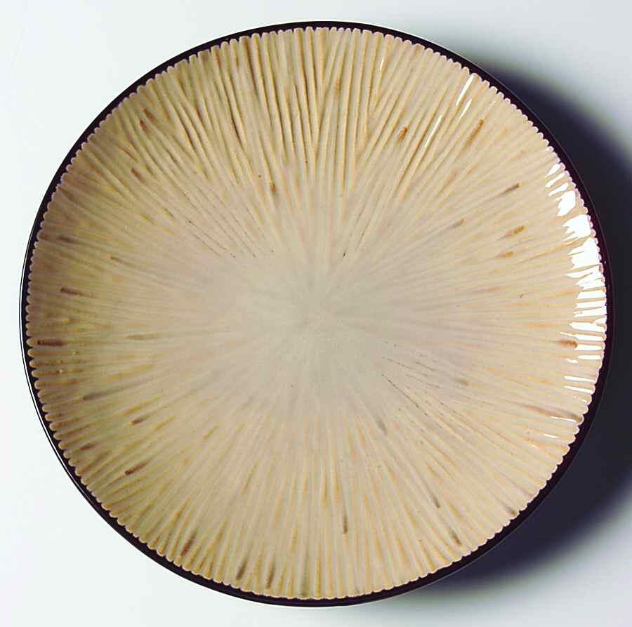 Ventana Light Dark Brown Salad Plate by Joseph Abboud-1