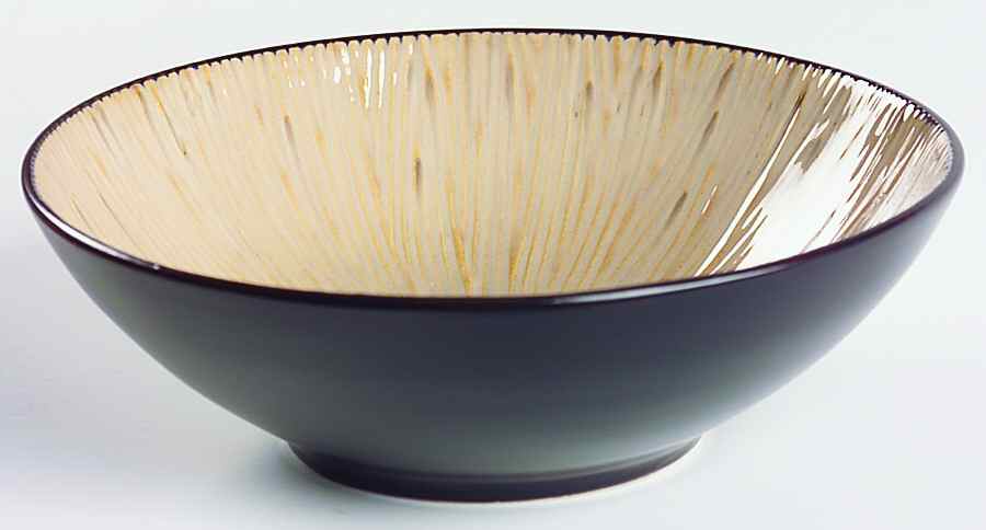 Ventana Light Dark Brown Soup/Cereal Bowl by Joseph Abboud-1